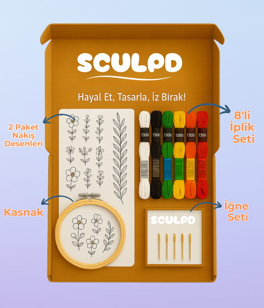 Sculpd Premium Nakış Seti